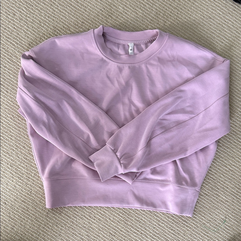 lululemon athletica Lavender Crew Neck Sweater